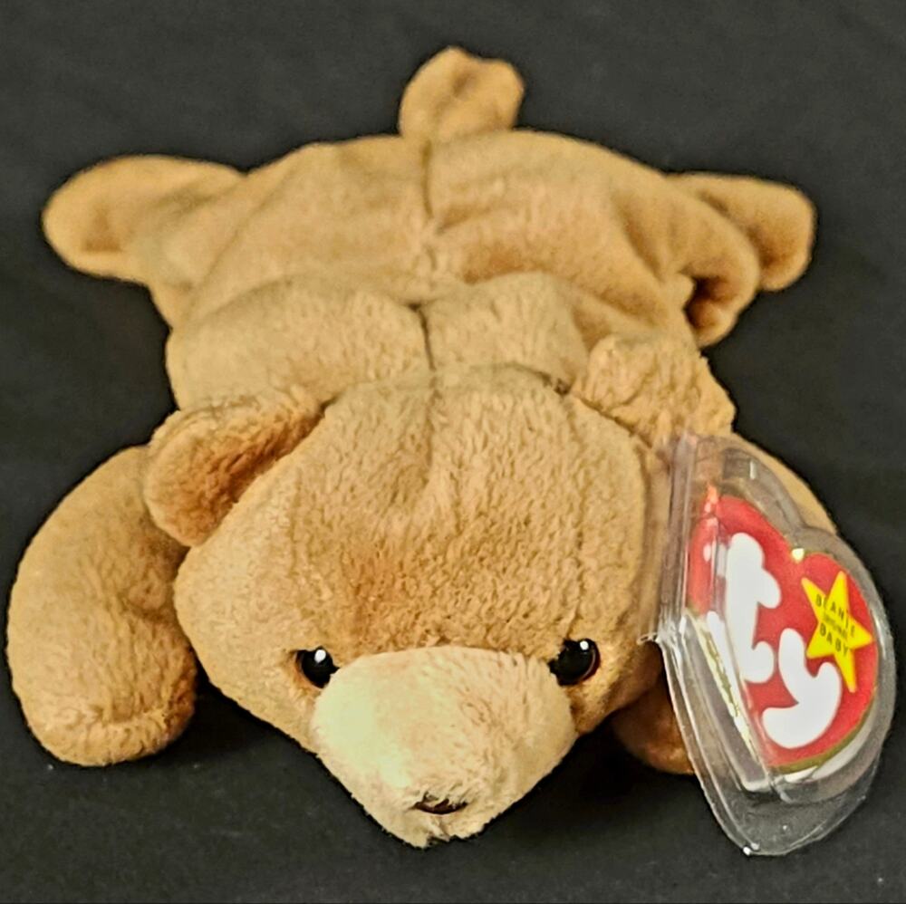 Ty Beanie Baby Cubbie – 1993 PVC Pellets – Tag Errors – Mint
